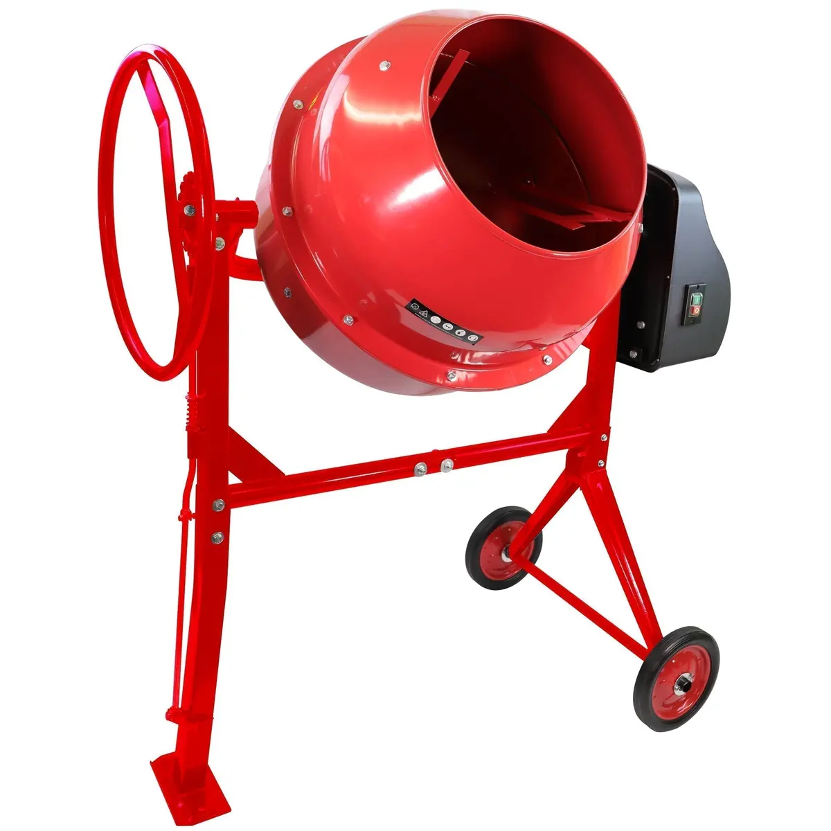 Excel 180L Portable Cement Concrete Mixer 240V/800W With Wheels 1