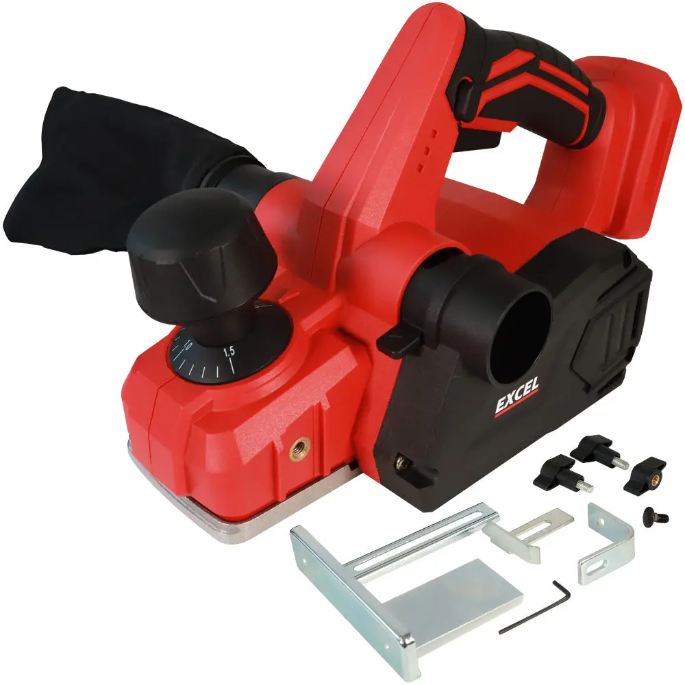 Excel 18V Cordless 82Mm Planer (Battery & Charger Not Included) 1