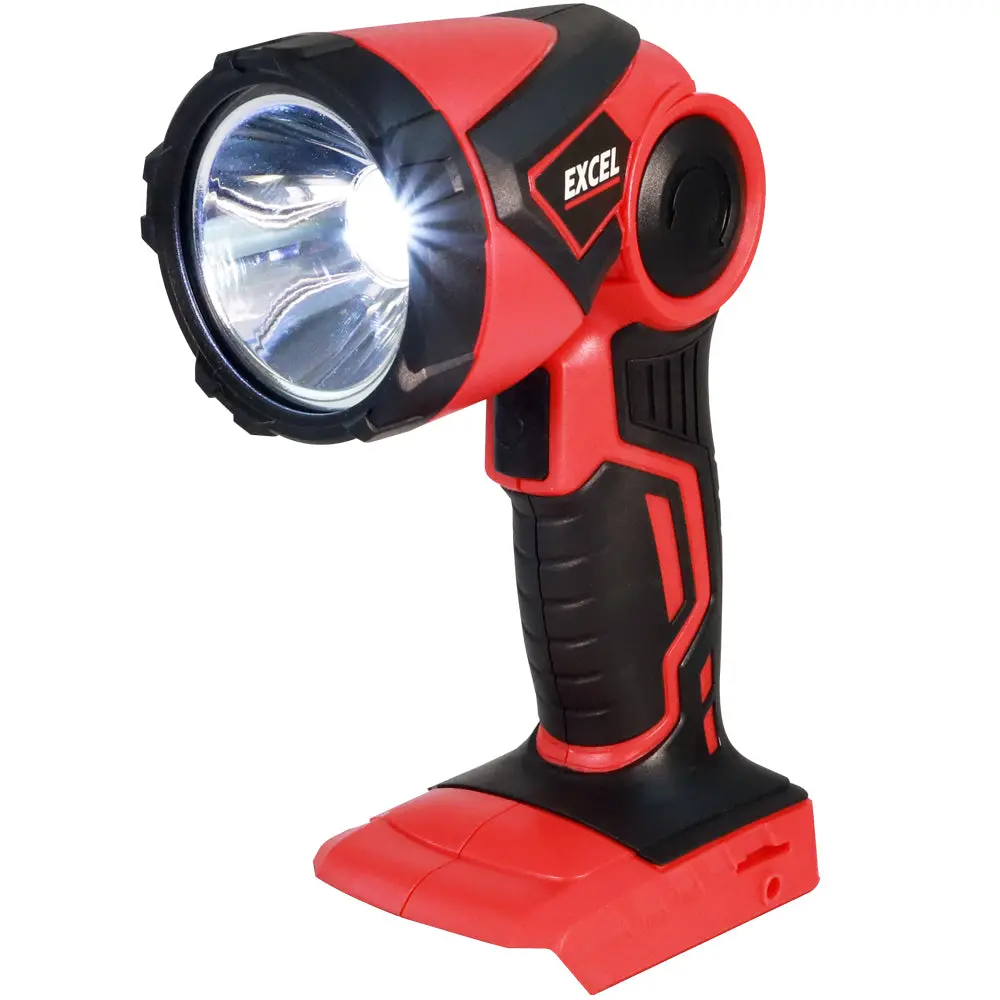 Excel 18V Cordless Led Flashlight Torch (Battery & Charger Not Included) 1