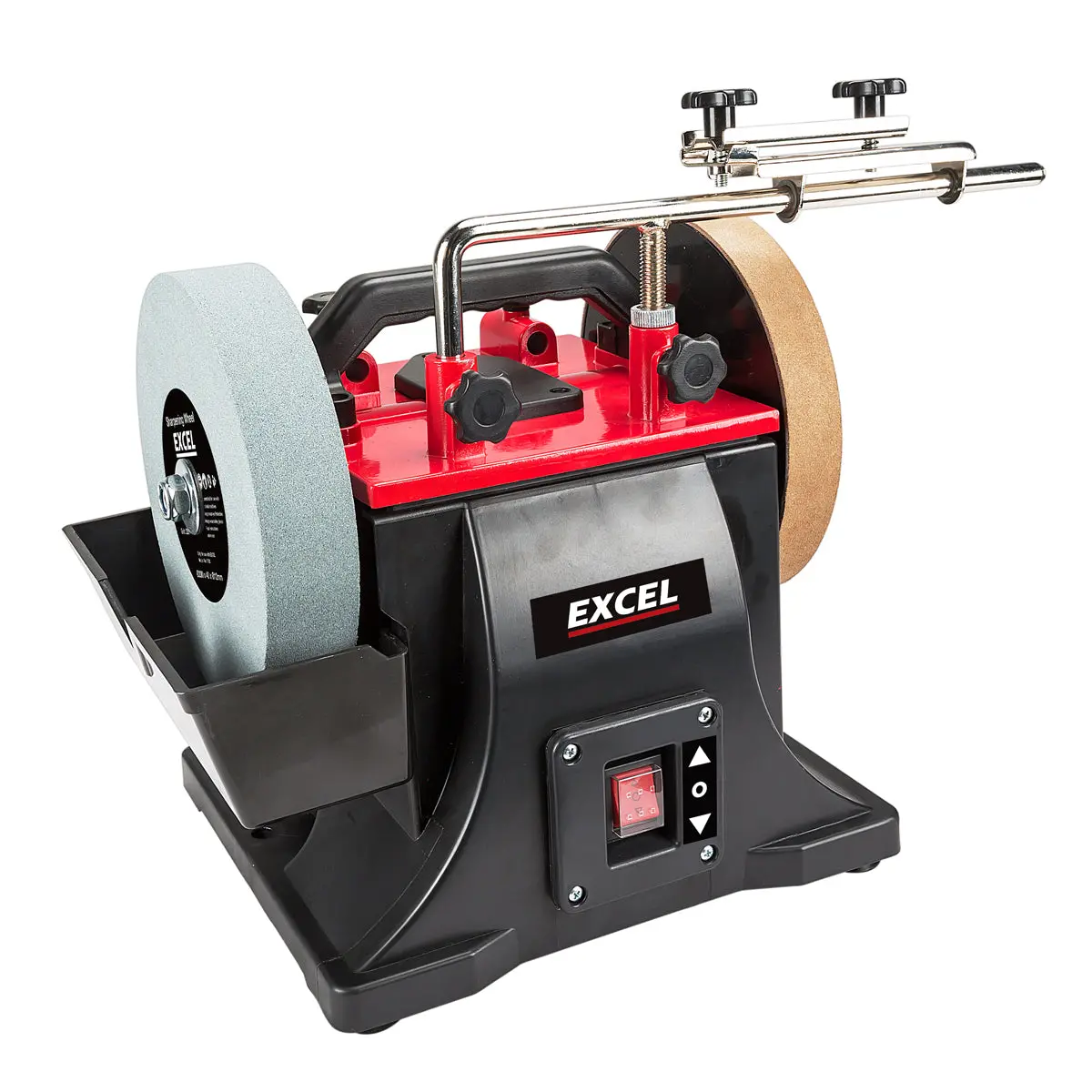 Excel 200Mm Electric Wet Stone Grinder Sharpener 240V/180W With Honing Wheel 1