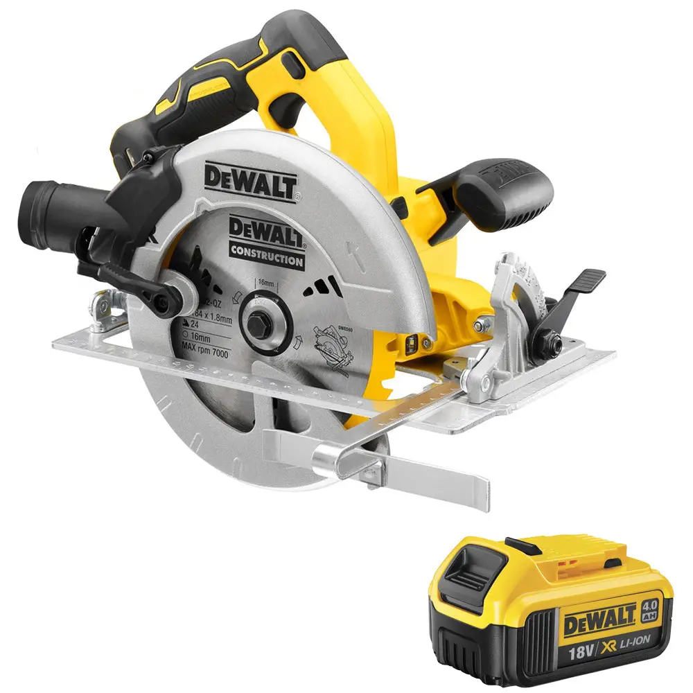 Dewalt Dcs570n 18V 184Mm Brushless Circular Saw With 1 X 4.0Ah Battery 1