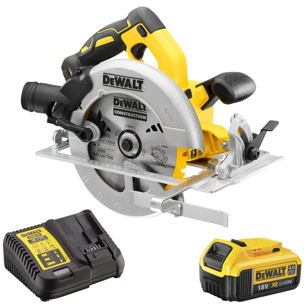 Dewalt Dcs570n 18V 184Mm Brushless Circular Saw With 1 X 4.0Ah Battery & Charger 1