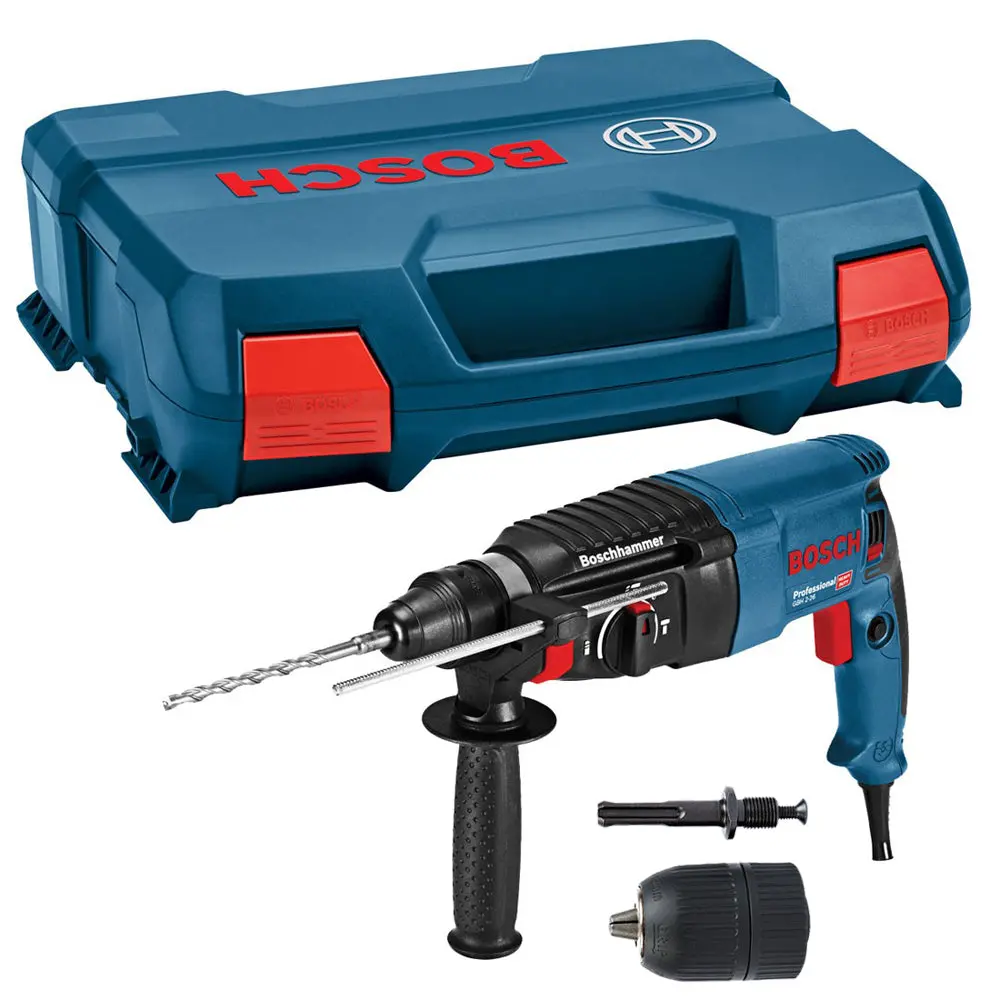 Bosch Gbh 2-26 Sds+ Rotary Hammer Drill 110V 06112A3060 With 13Mm Chuck & Adaptor 1