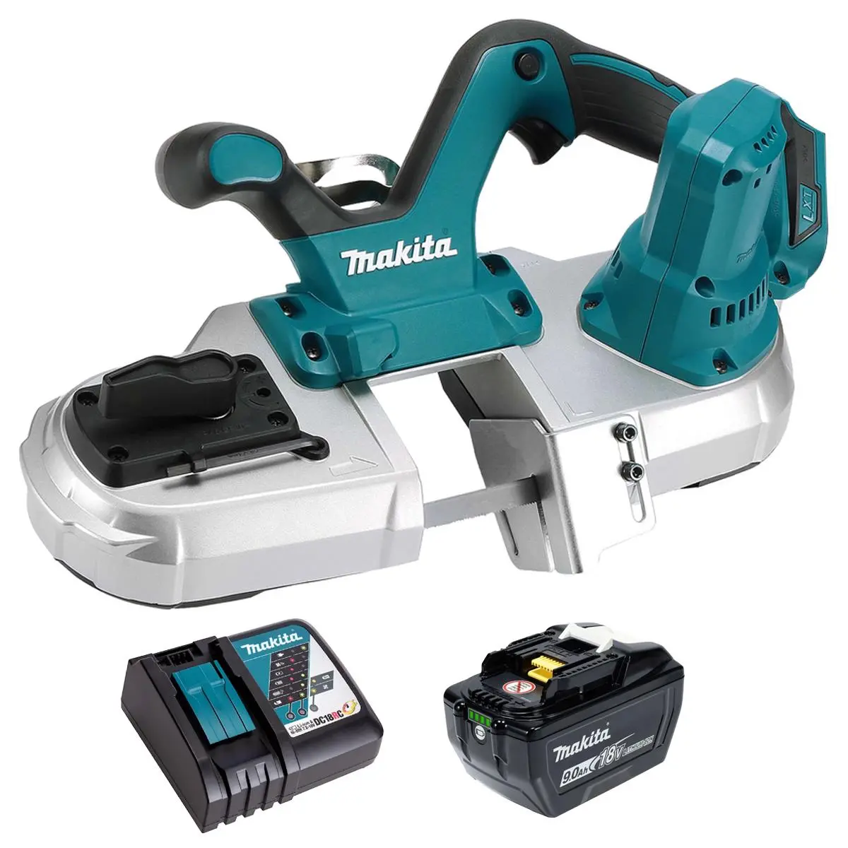 Makita Dpb182z 18V Lxt Band Saw With 1 X 9.0Ah Battery & Charger 1