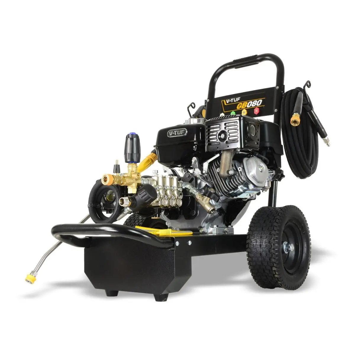 V-Tuf Gb080 9Hp Petrol Pressure Washer Powerful 200 Bar Performance For Deep Cleaning 1