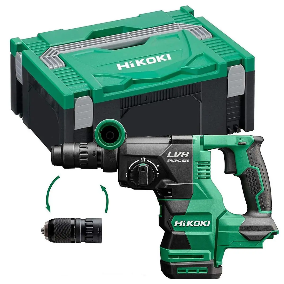 Hikoki Dh1826dcw2z 18V Brushless 3 Mode Sds+ Hammer Drill Body Only With Case 1