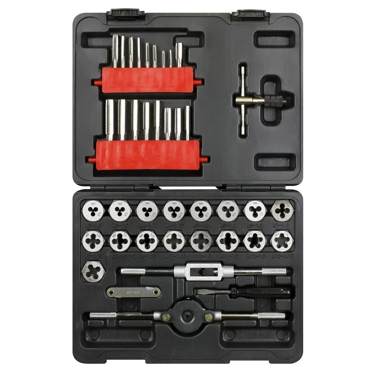 Sealey Ak3039hm Tap & Hex Die Set 39Pc 2