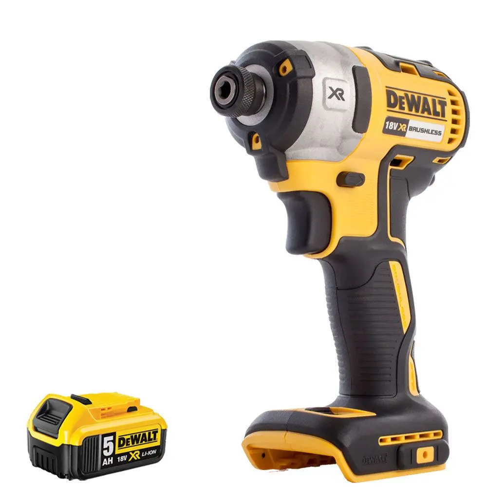 Dewalt Dcf887n 18V Li-Ion Brushless Impact Driver With 5.0Ah Battery 1