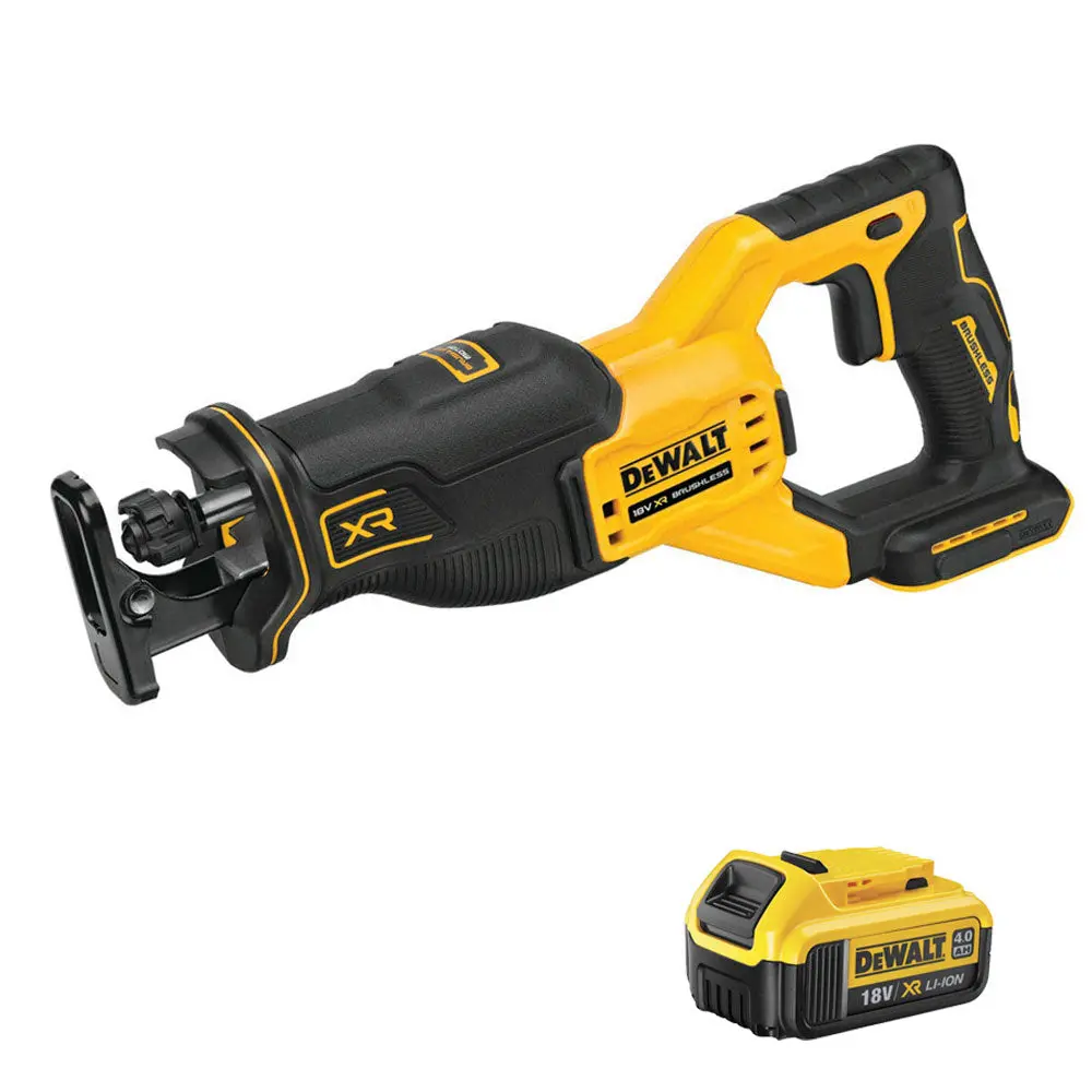 Dewalt Dcs382n 18V Brushless Reciprocating Saw With 1 X 4.0Ah Battery 1