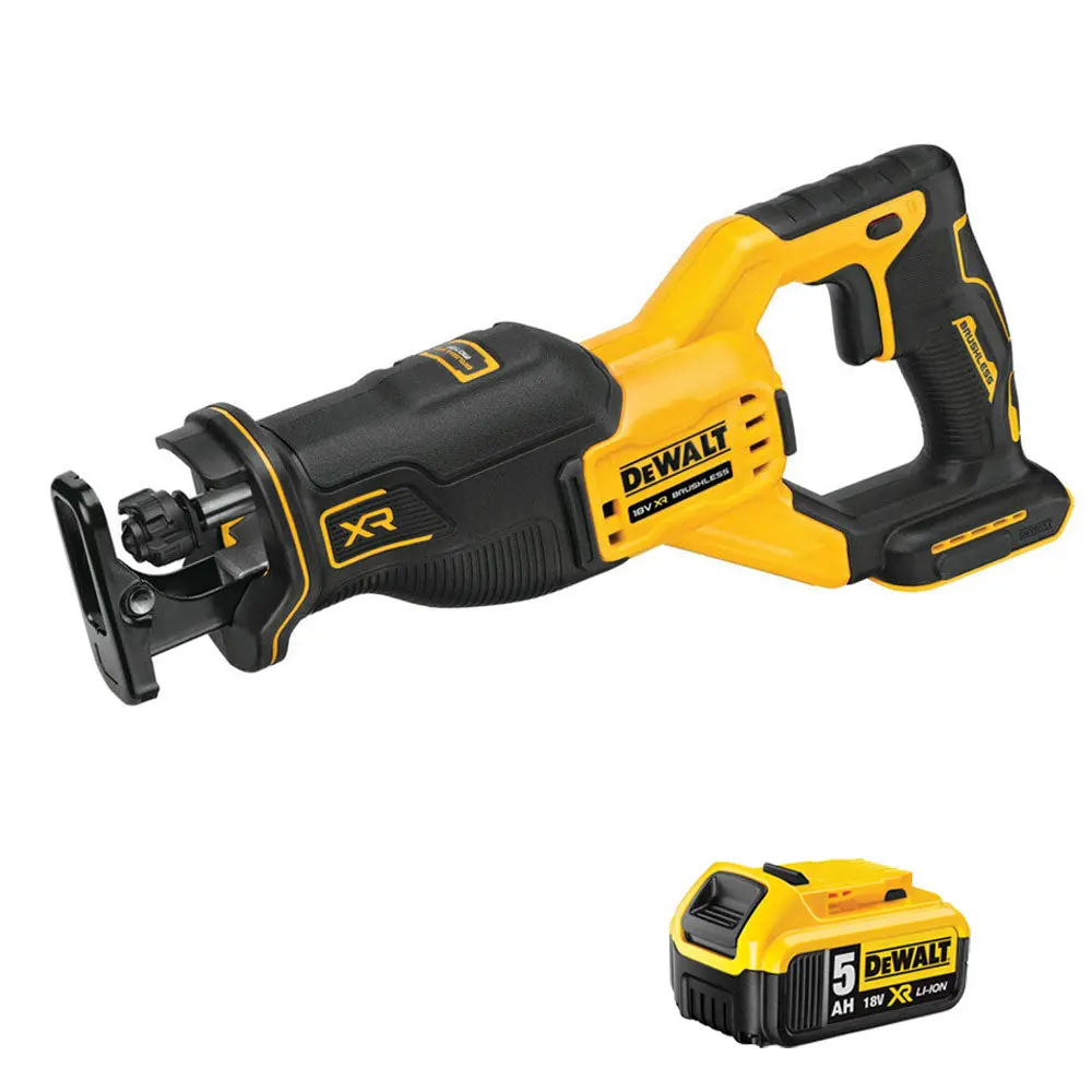 Dewalt Dcs382n 18V Brushless Reciprocating Saw With 1 X 5.0Ah Battery 1