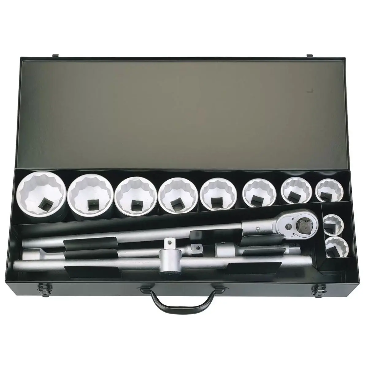 Draper 780-10M Elora Metric Socket Set 1" Sq. 14 Piece 53037 1