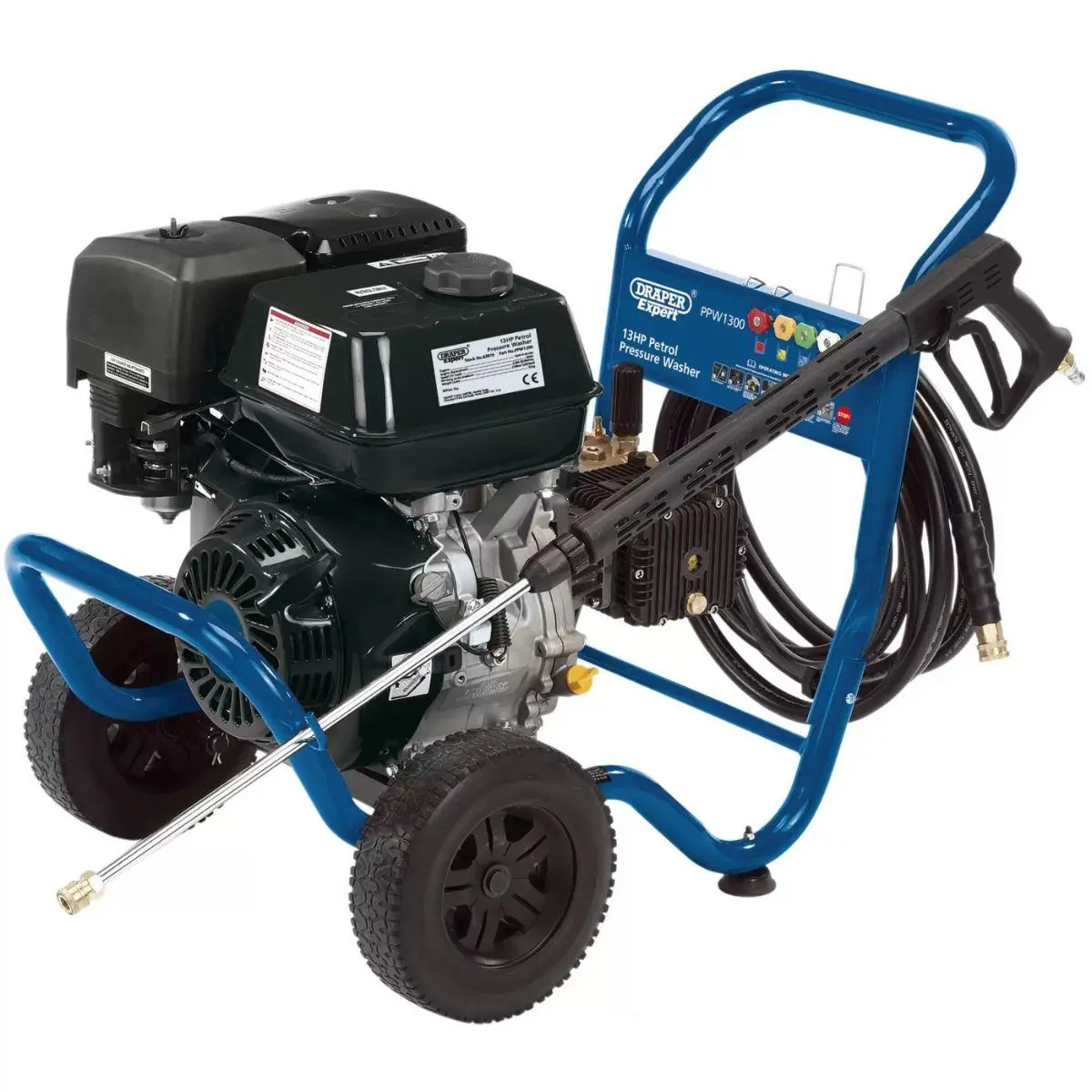 Draper Tools Ppw1300 Expert Petrol Pressure Washer 262Bar/13Hp 83819 1