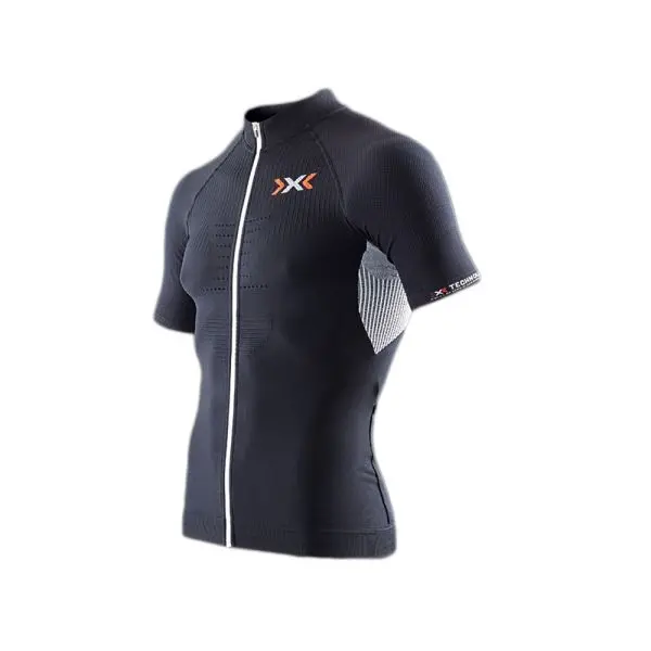 X-Bionic The Trick Men's Short Sleeve Jersey, Black 1