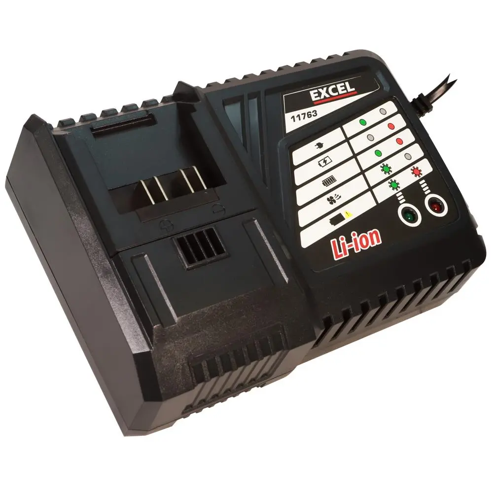 Excel 100-240V Fan-Cooled Smart Charger 5.0A Exl125w 1