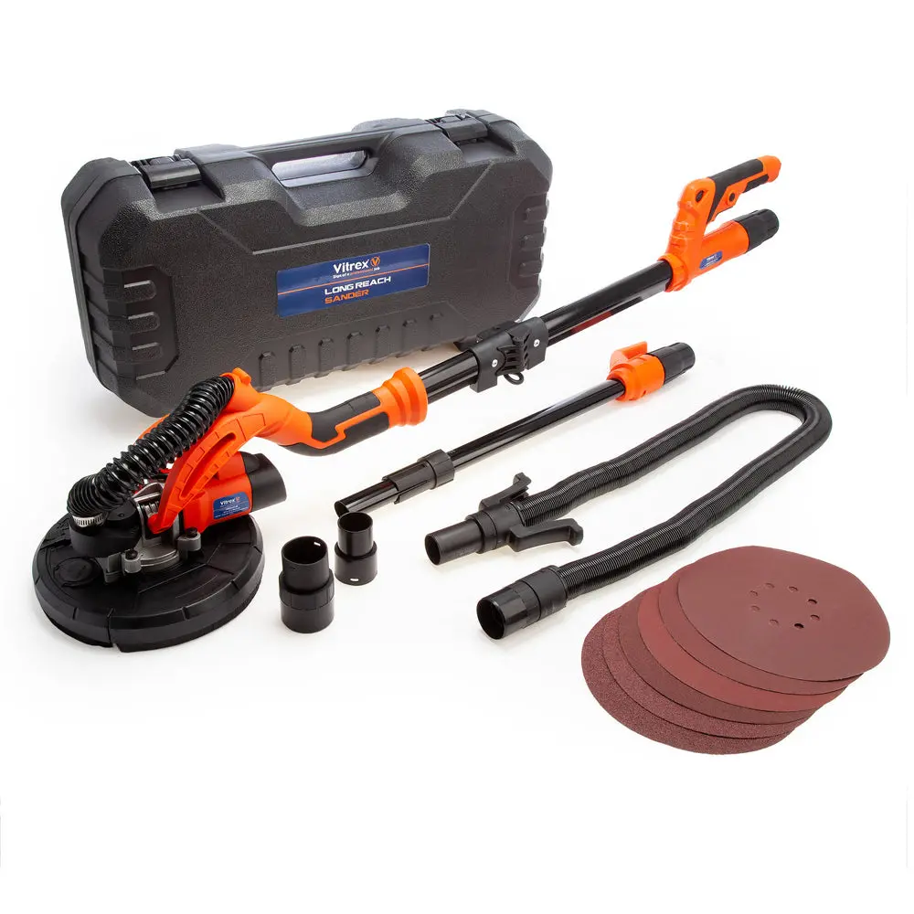 Vitrex Vitlrs700 Long Reach Drywall Sander Variable Speed 600W 240V - Lrs700 1