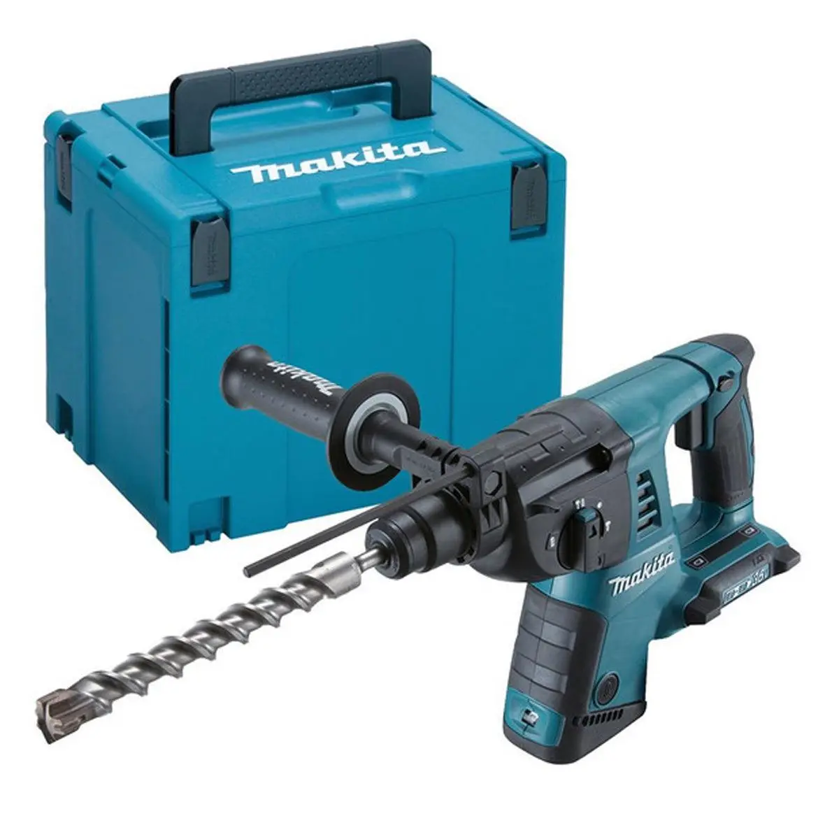 Makita Dhr263zj 18V Twin Lxt Sds-Plus Rotary Hammer Drill With Type 4 Case 1