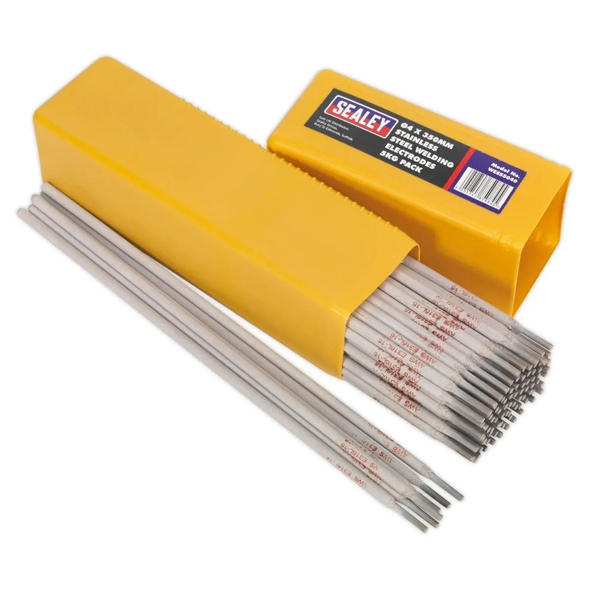 Sealey Wess5040 Welding Electrodes Stainless Steel Ø4 X 350Mm 5Kg Pack 1