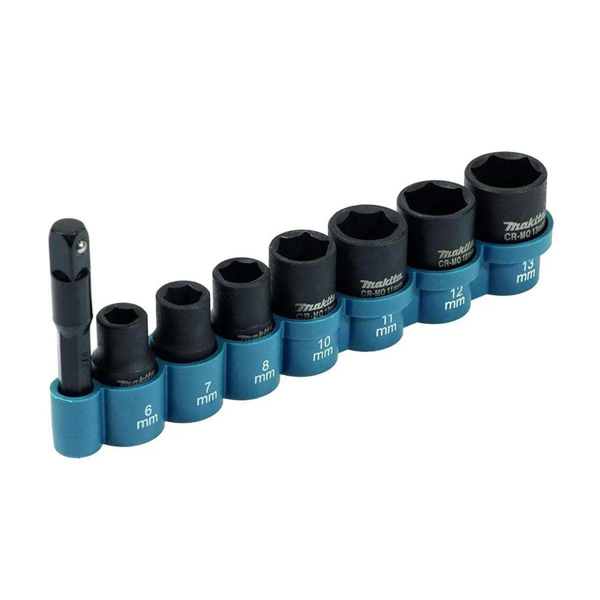 Makita E-12289 1/4" Impact Socket Set 8 Piece 1