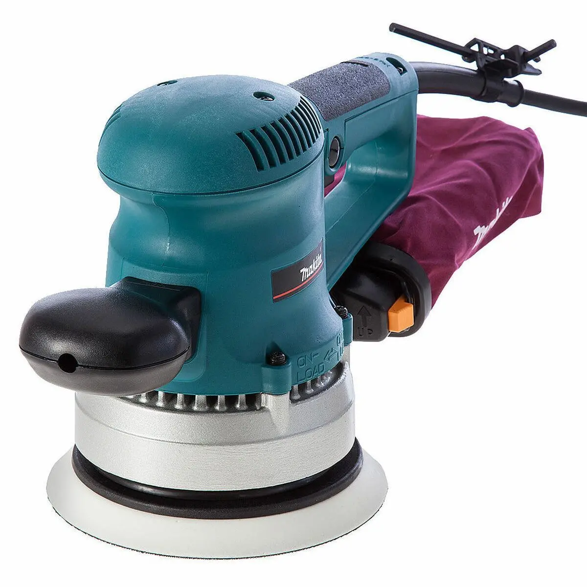 Makita Bo6030/2 150Mm Corded Random Orbit Sander & Dust Bag 240V With Sanding Disc Mix Grit Pack Of 25 2