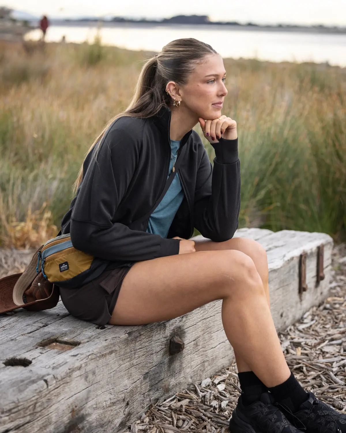 Women’S Anytime Bomber Jacket  -  Black Stingray 1