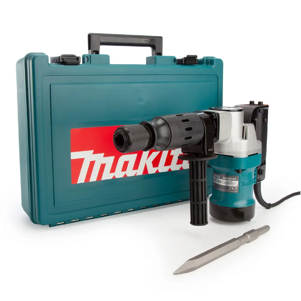 Makita Hm0810t/2 17Mm Demolition Hammer Drill With Carry Case 240V 1