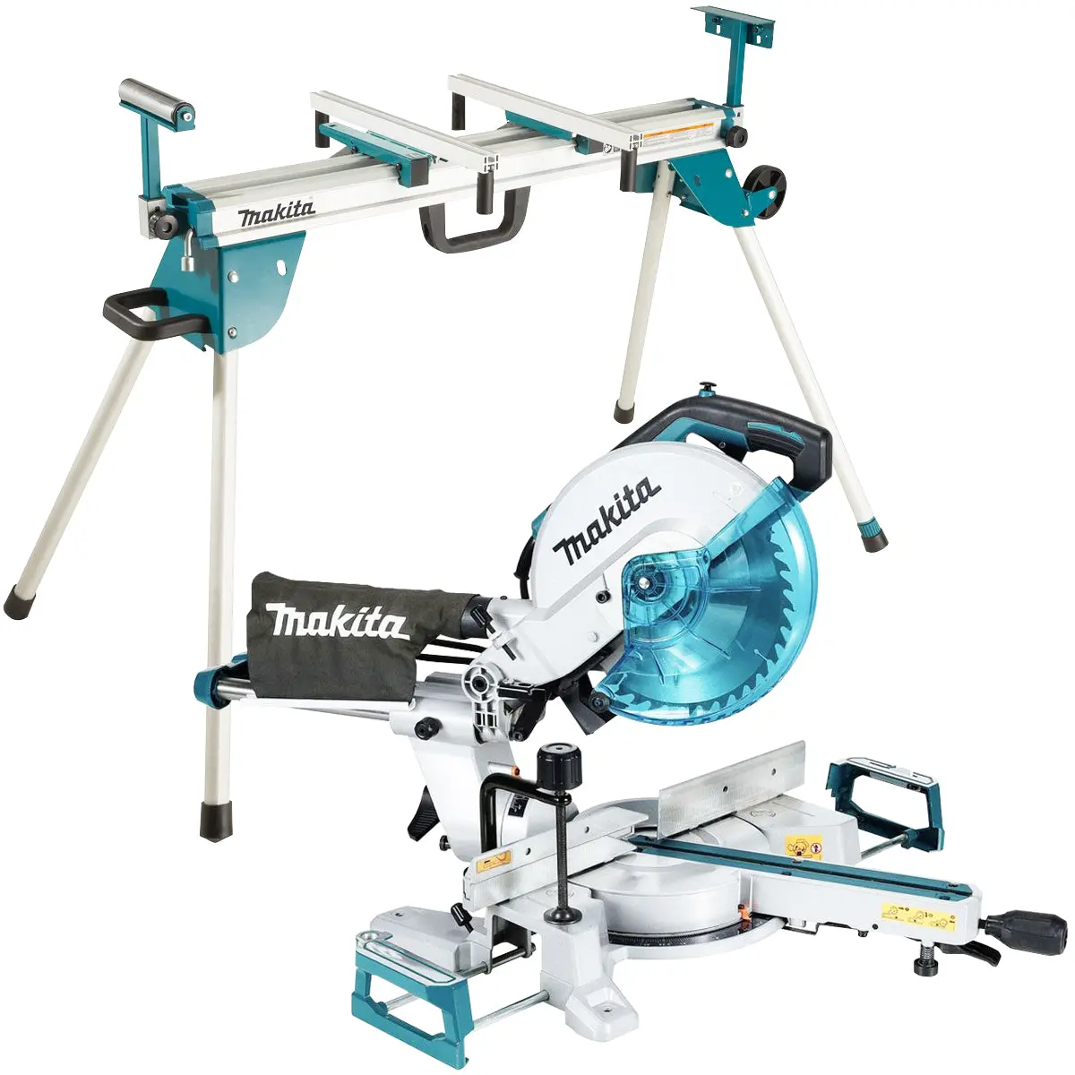 Makita Ls1110f/1 260Mm Slide Compound Mitre Saw 110V With Leg Stand 1