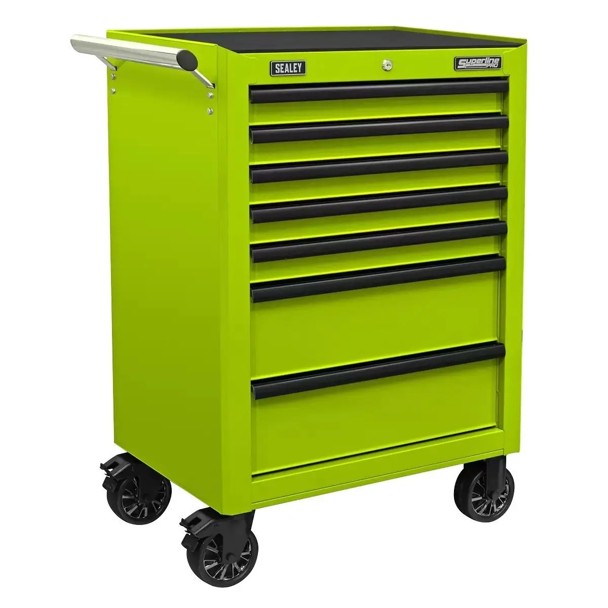 Sealey Ap26479thv Rollcab 7 Drawer With Ball-Bearing Slides Green/Black 1