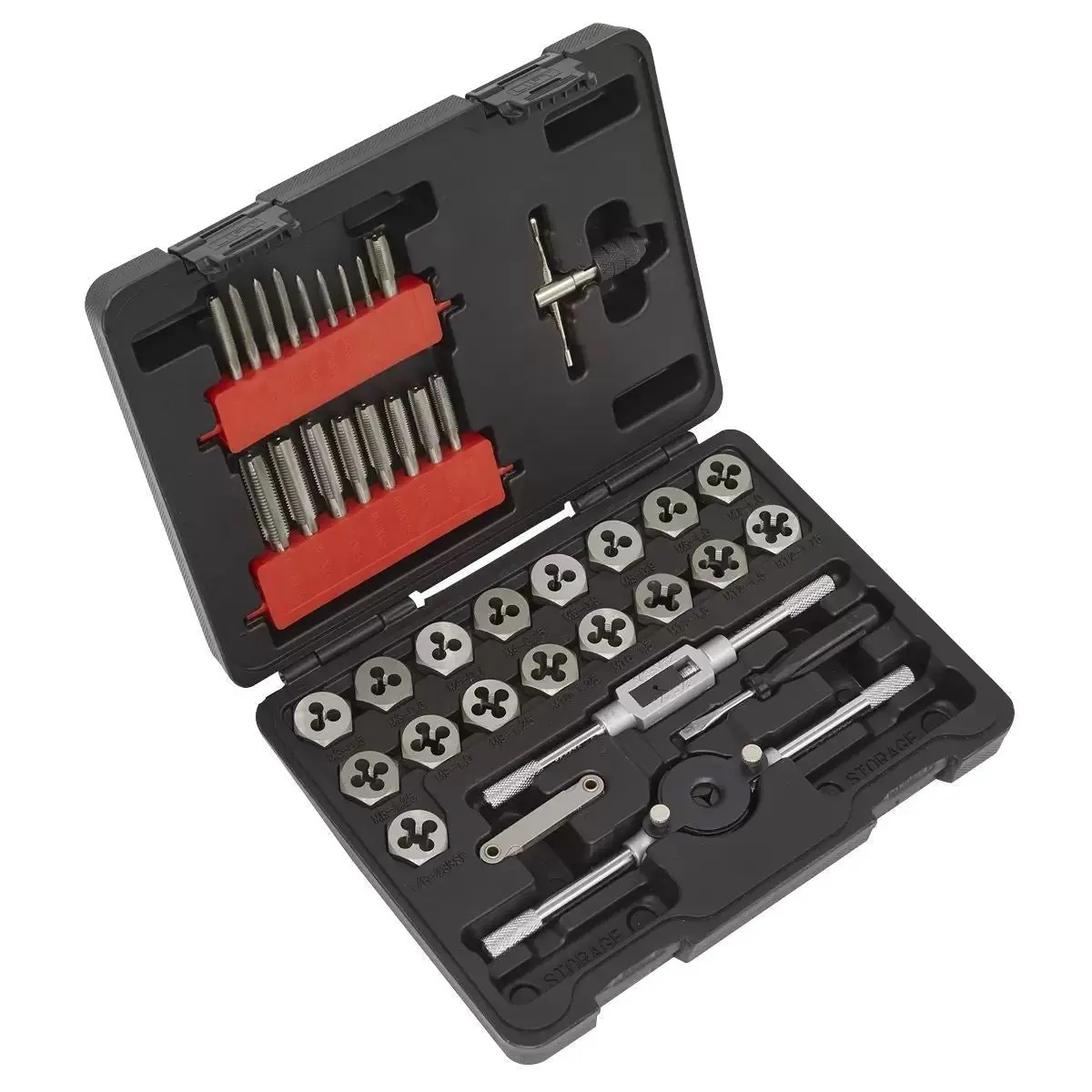 Sealey Ak3039hm Tap & Hex Die Set 39Pc 1