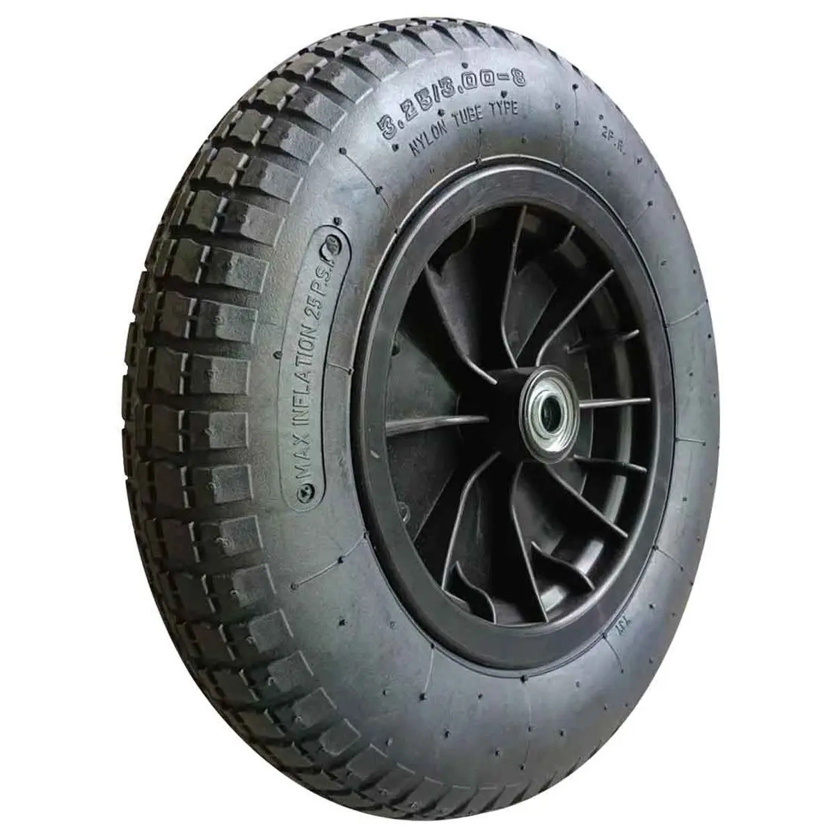 Excel Heavy Duty Rubber Wheelbarrow Wheel For 100L Sku 31501 1