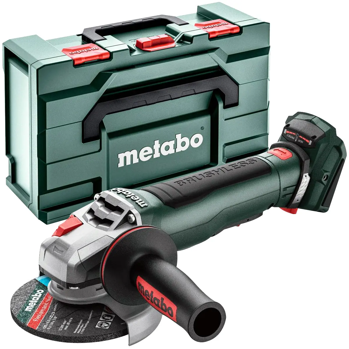 Metabo Wpb 18 Lt Bl 11-125 18V Brushless 125Mm Angle Grinder Body Only In Metabox 613059840 1