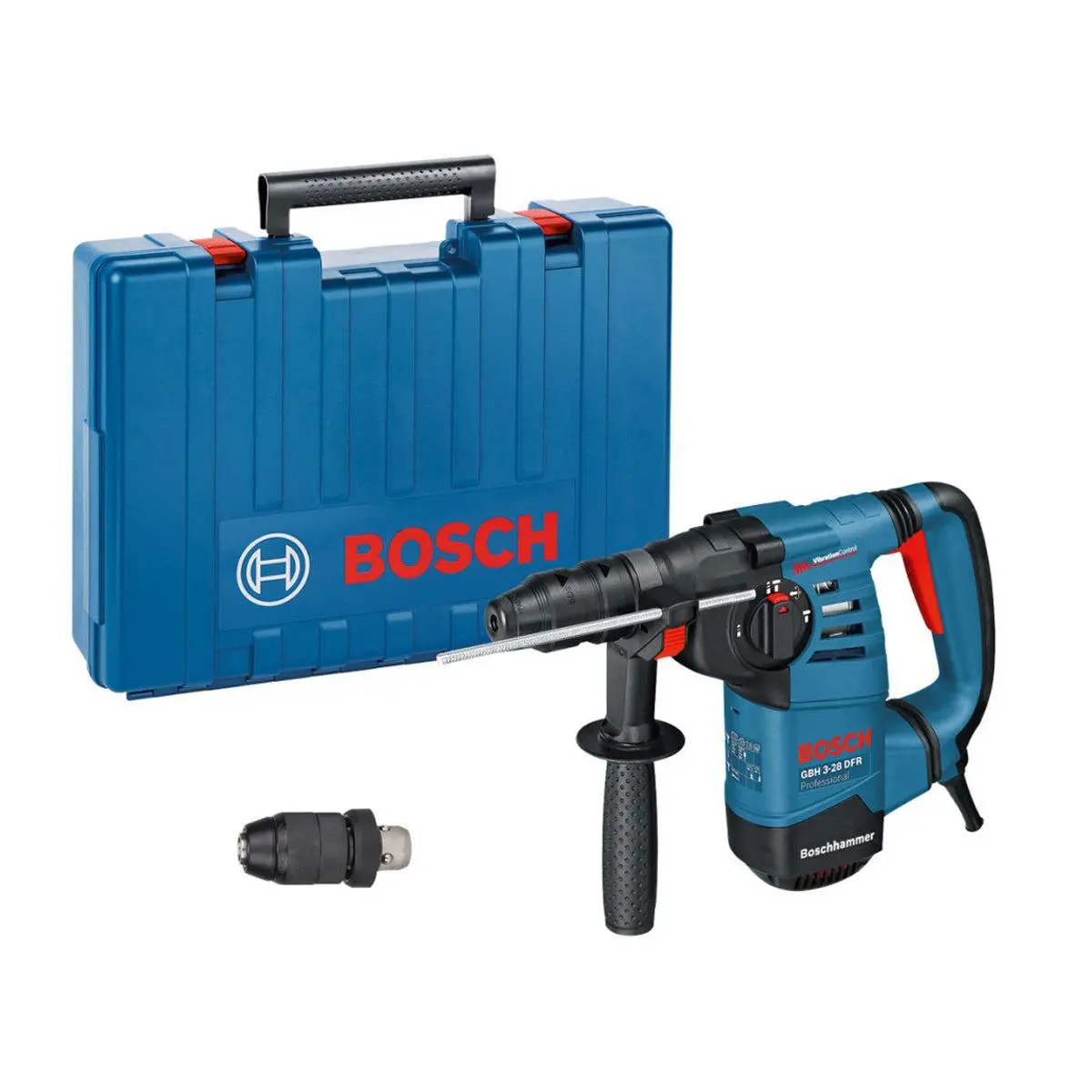 Bosch Gbh 3-28 Dfr Sds-Plus Professional Rotary Hammer For Drilling & Chiseling 110V/800W 061124A060 1