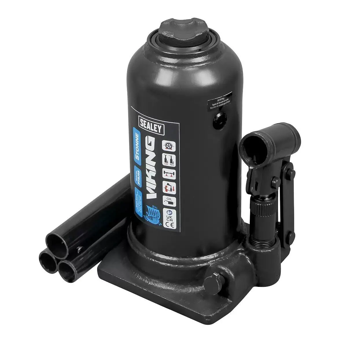 Sealey Ptbj5s Viking Telescopic Bottle Jack 5 Tonne 1