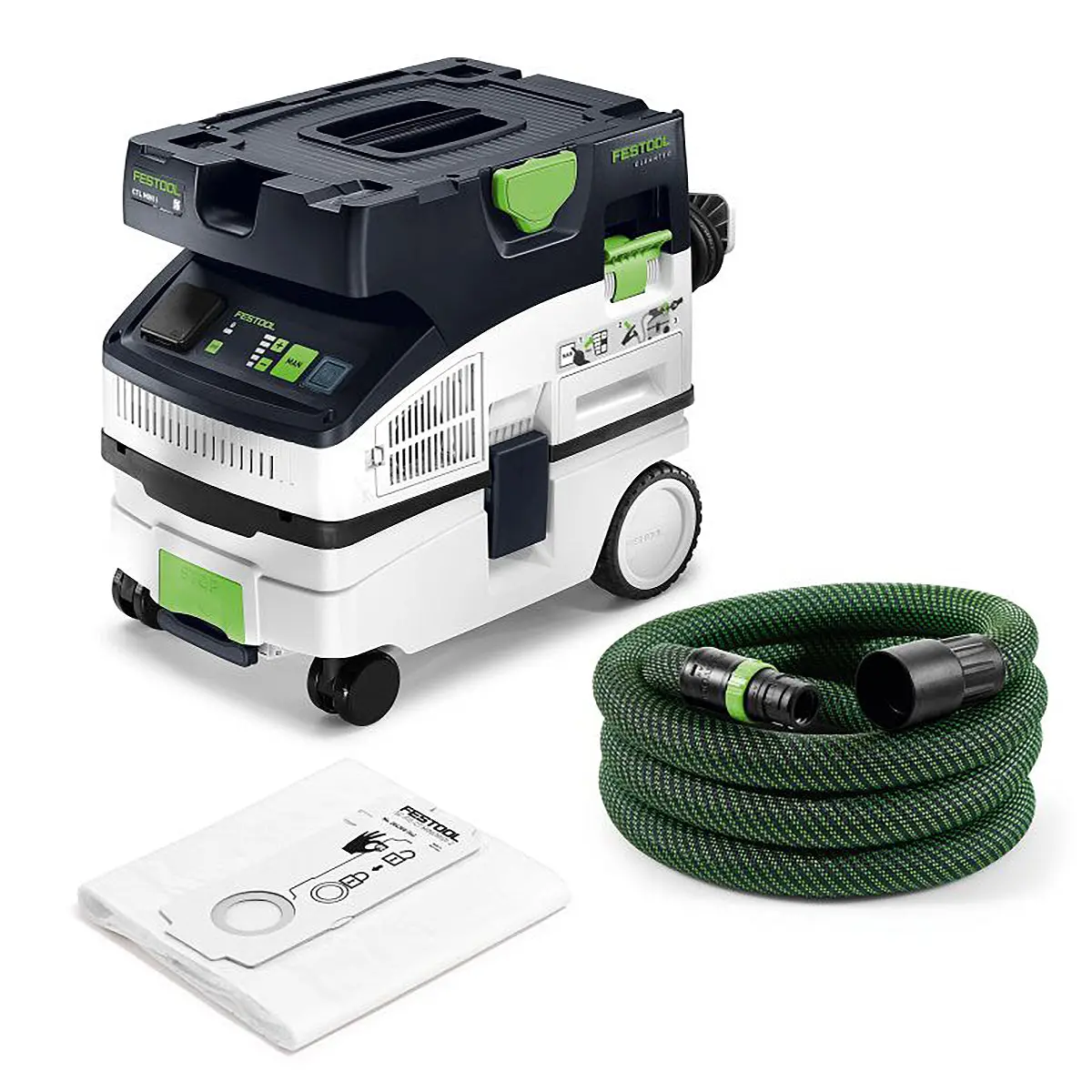 Festool Cleantec Ctl Mini I L-Class Wet And Dry Mobile Dust Extractor 10L 230V Gb - 578315 1