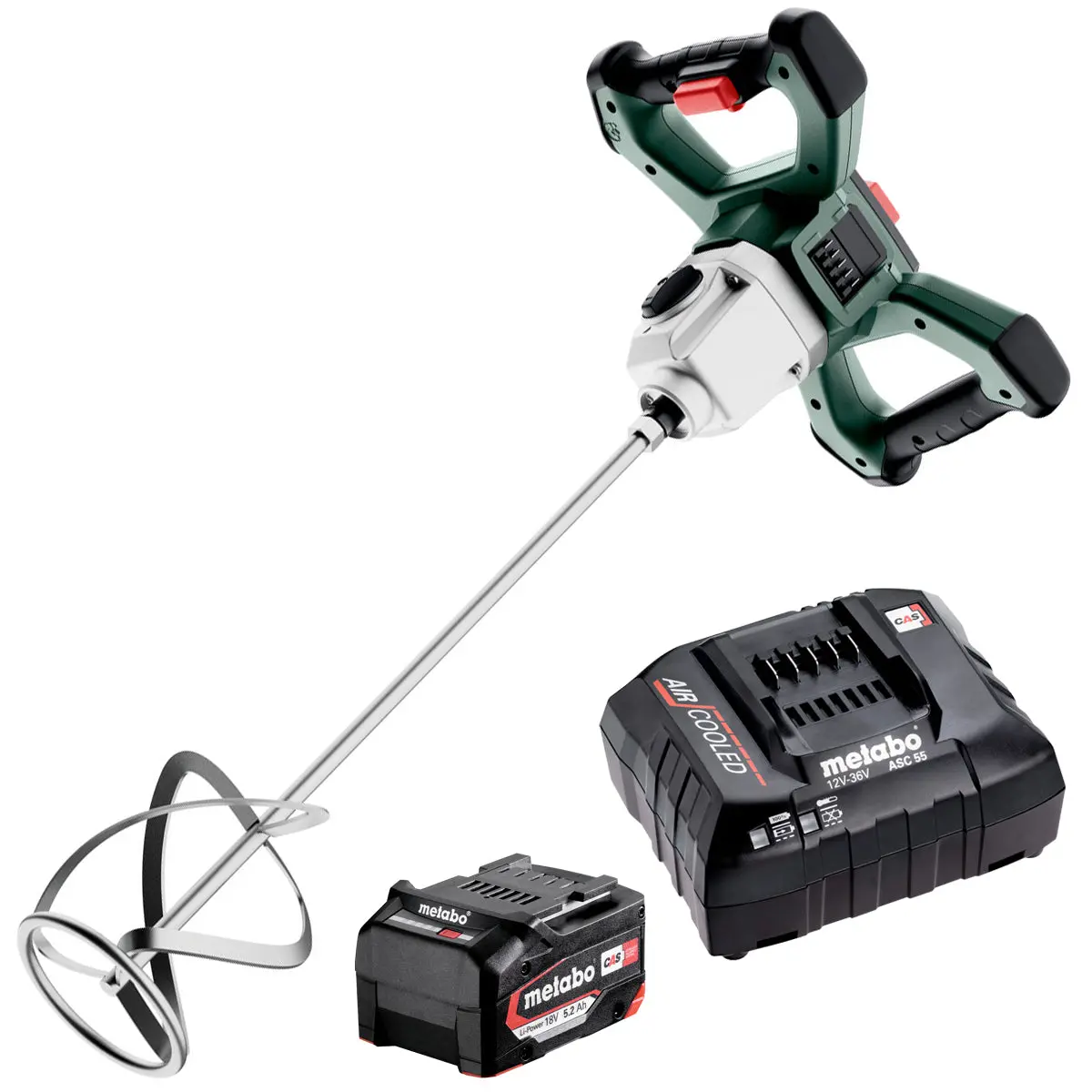 Metabo Rw 18 Ltx Bl 140-2 18V Brushless 140Mm Mixer With 1 X 5.2Ah Battery & Charger 1