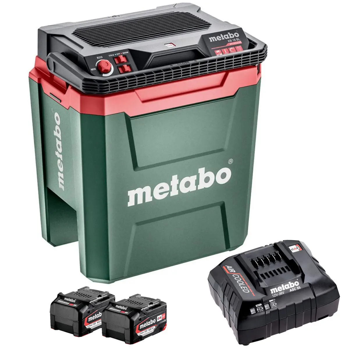 Metabo Kb 18 Bl 18V Brushless 24L Cooling Box Warming Function With 2 X 4.0Ah Battery & Charger 1