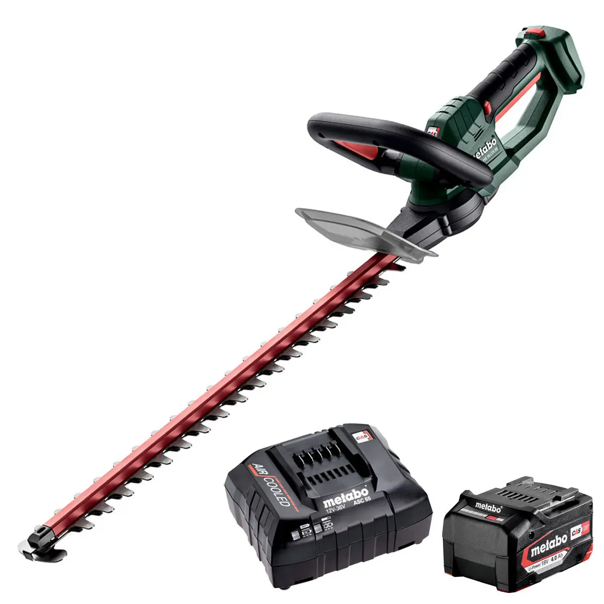 Metabo Hs 18 Ltx 55 18V 55Cm Hedge Trimmer With 1 X 4.0Ah Battery & Charger 1