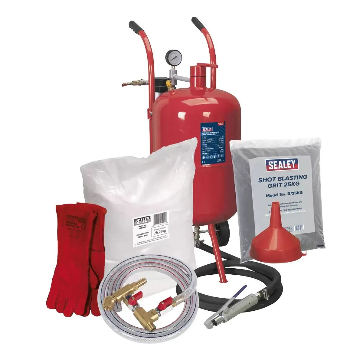 Sealey Sbkita Shot & Soda Blasting Kit 1