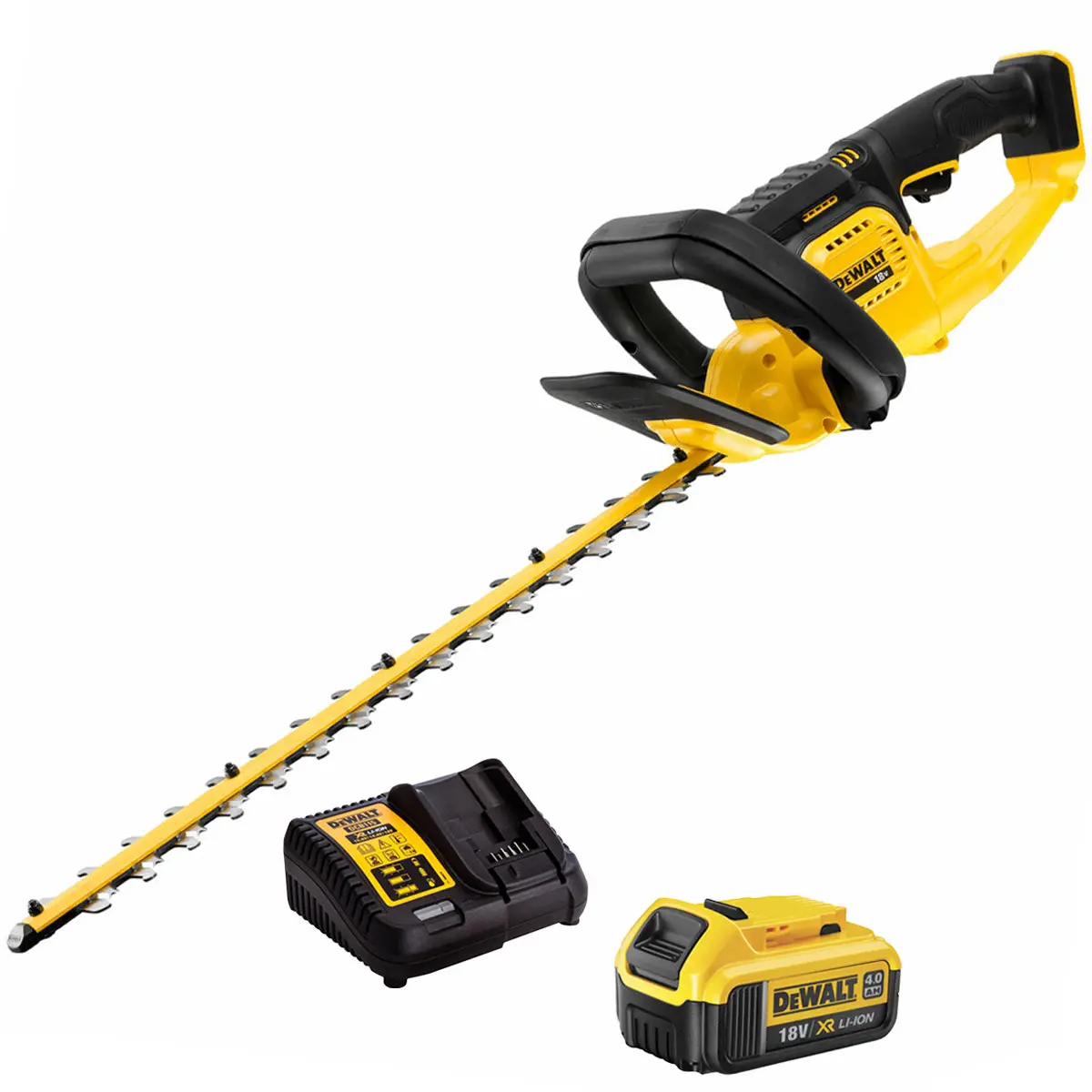 Dewalt Dcmht563n 18V 550Mm Hedge Trimmer With 1 X 4.0Ah Battery & Charger 1
