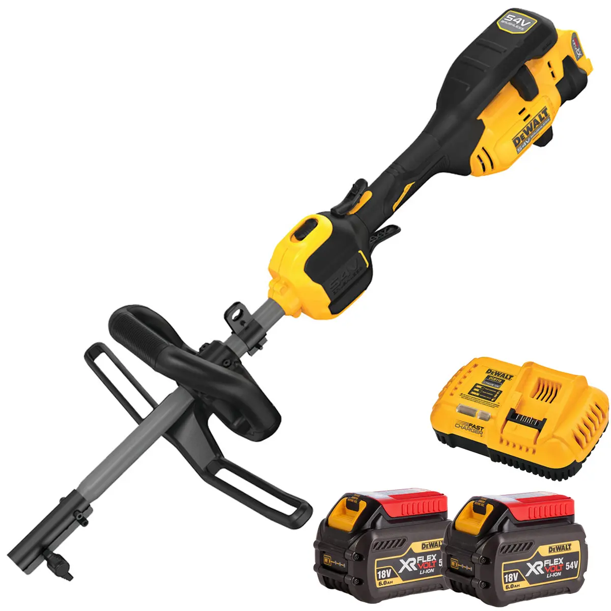 Dewalt Dcmas5713n-Xj 54V Flexvolt Brushless Split Boom With 2 X 6.0Ah Battery & Charger 1