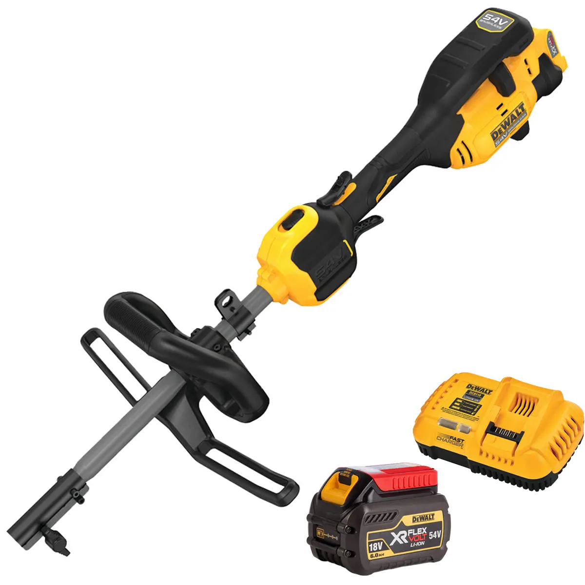 Dewalt Dcmas5713n-Xj 54V Flexvolt Brushless Split Boom With 1 X 6.0Ah Battery & Charger 1
