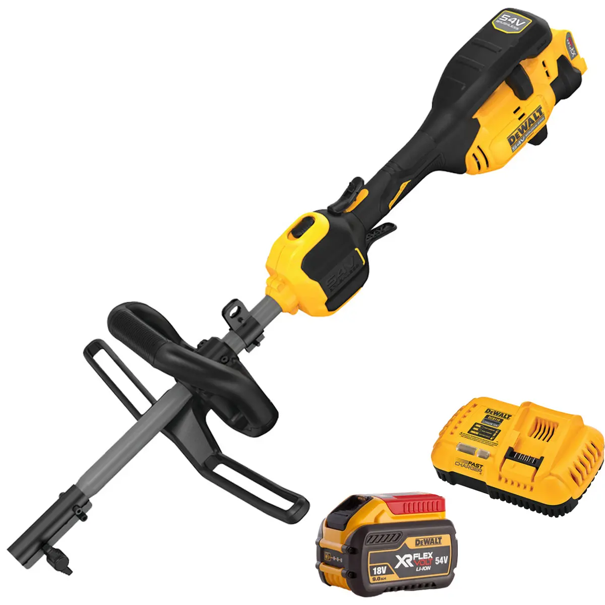 Dewalt Dcmas5713n-Xj 54V Flexvolt Brushless Split Boom With 1 X 9.0Ah Battery & Charger 1