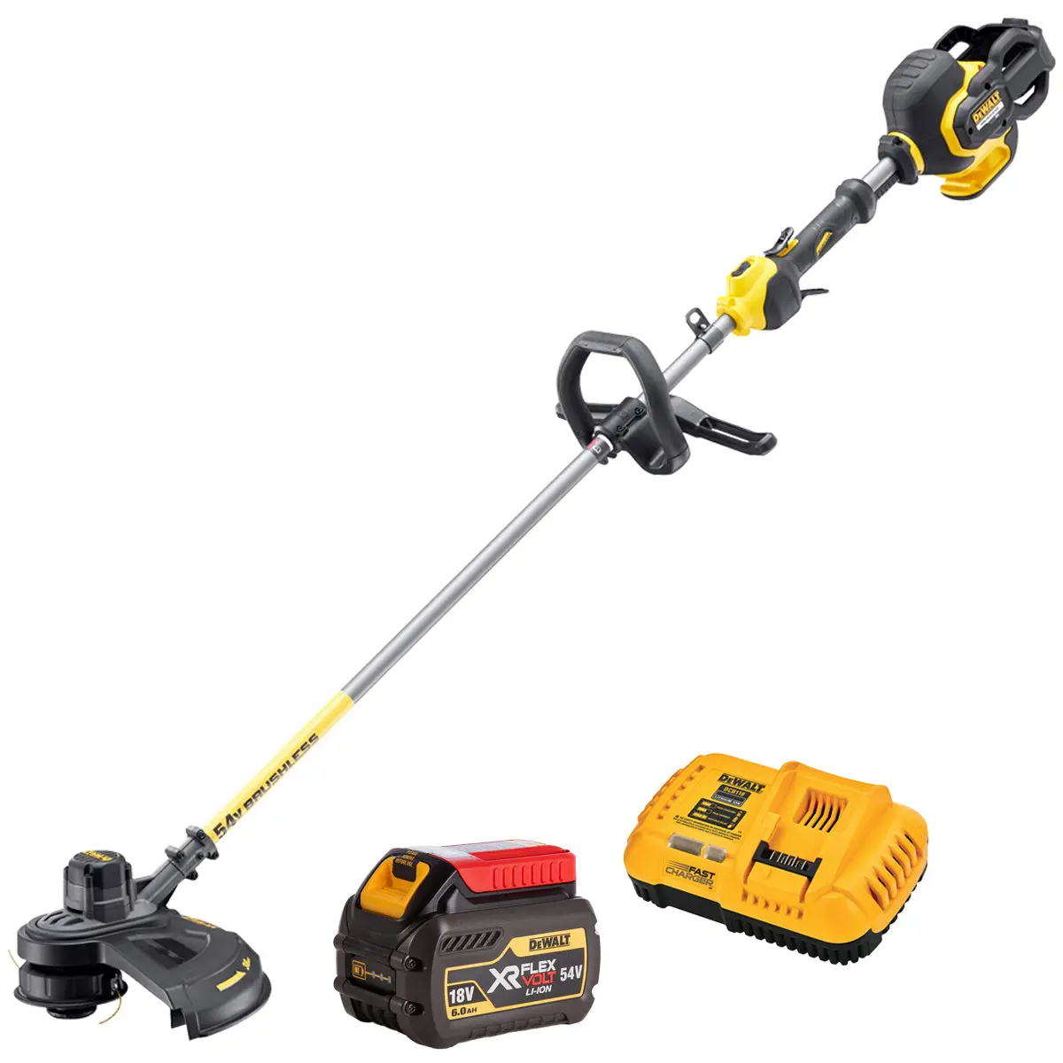 Dewalt Dcm571n-Xj 54V Flexvolt Brushless Trimmer Cutter With 1 X 6.0Ah Battery & Charger 1