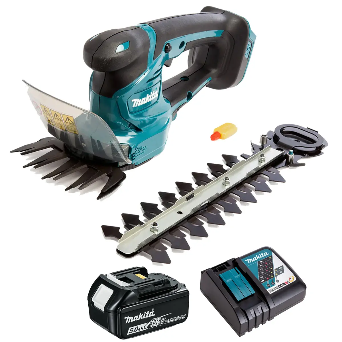 Makita Dum111zx 18V 110Mm Grass Shear With 1 X 5.0Ah Battery & Charger 1