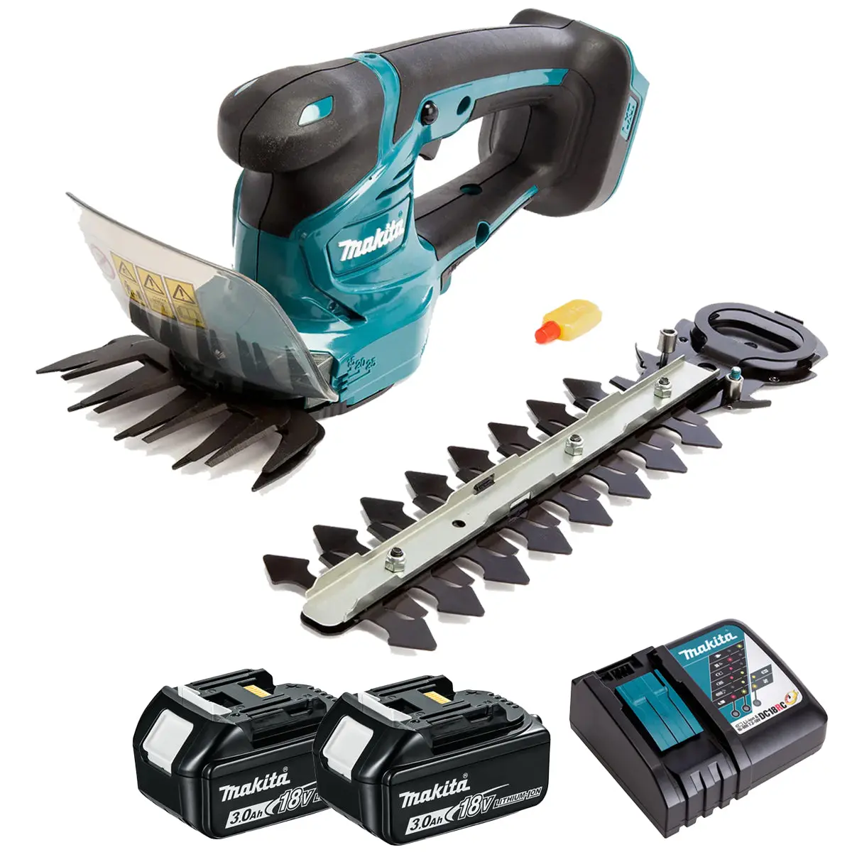 Makita Dum111zx 18V 110Mm Grass Shear With 2 X 3.0Ah Battery & Charger 1