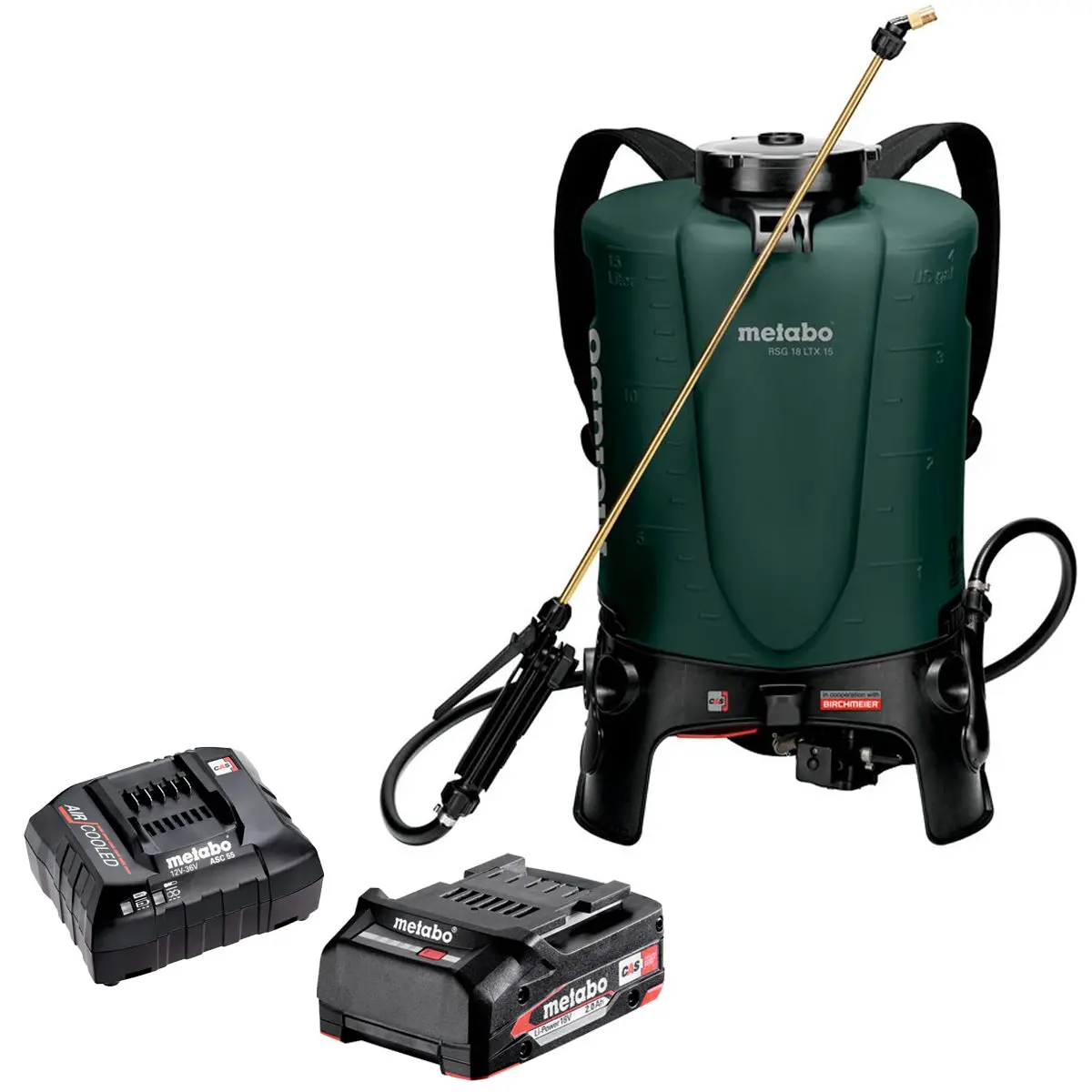 Metabo Rsg 18 Ltx 15 18V 15L Back Pack Sprayer With 1 X 2.0Ah Battery & Charger 1