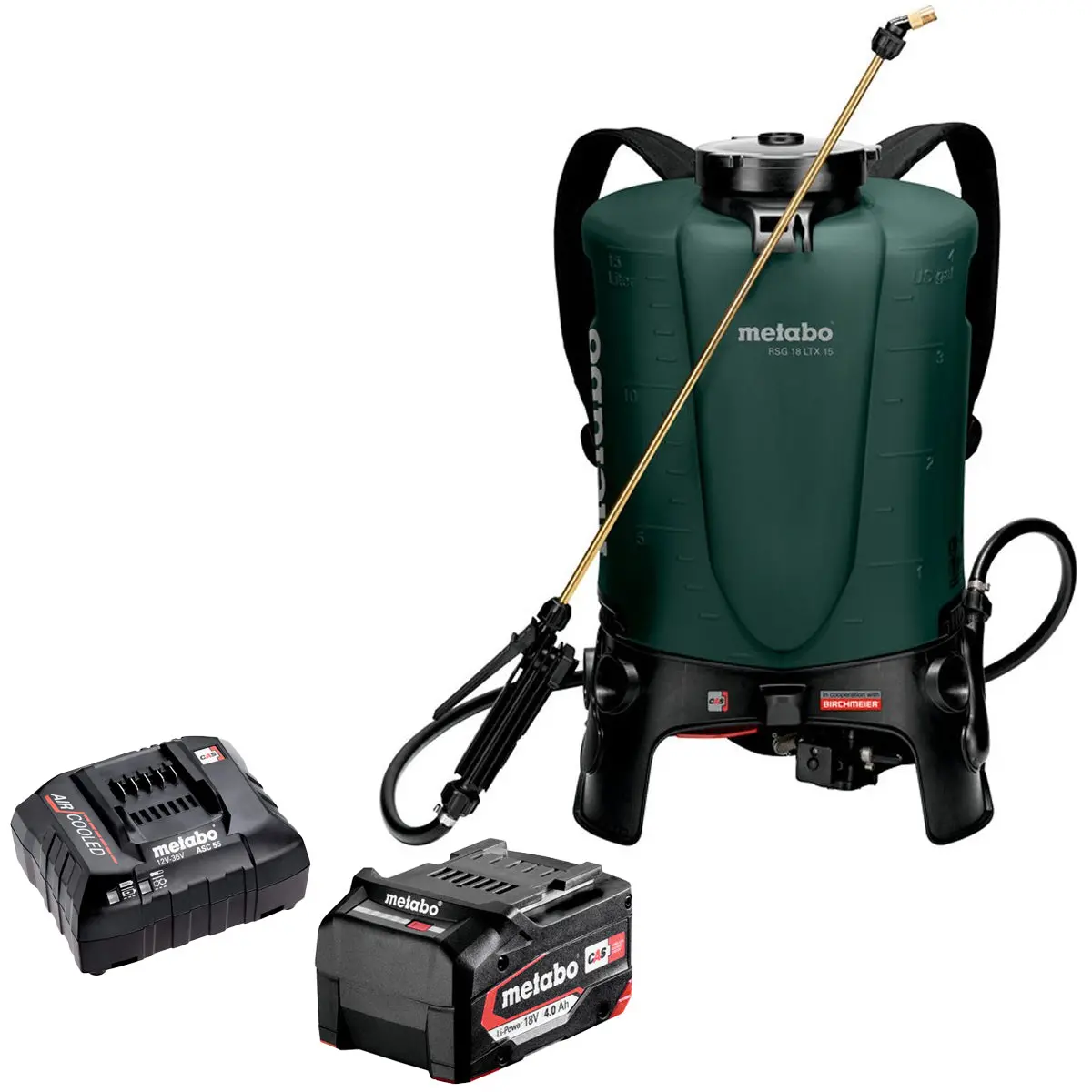 Metabo Rsg 18 Ltx 15 18V 15L Back Pack Sprayer With 1 X 4.0Ah Battery & Charger 1