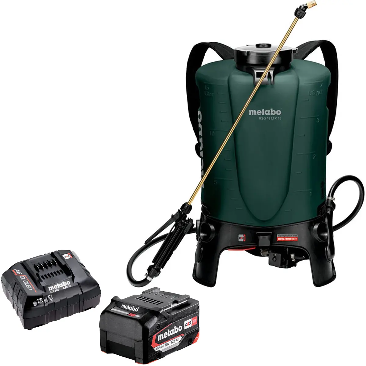 Metabo Rsg 18 Ltx 15 18V 15L Back Pack Sprayer With 1 X 5.2Ah Battery & Charger 1