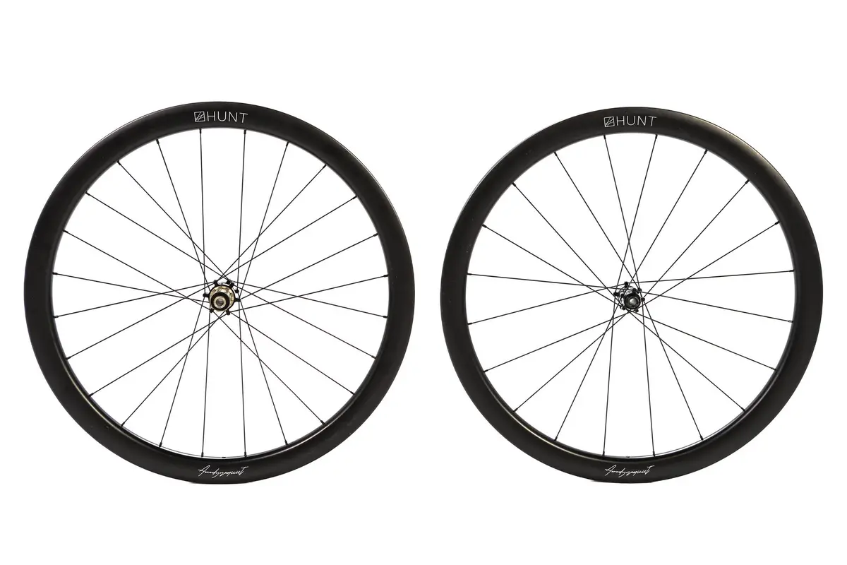 Hunt Aerodynamicist 44 Carbon Disc Wheelset 2022, Shimano Freehub 1