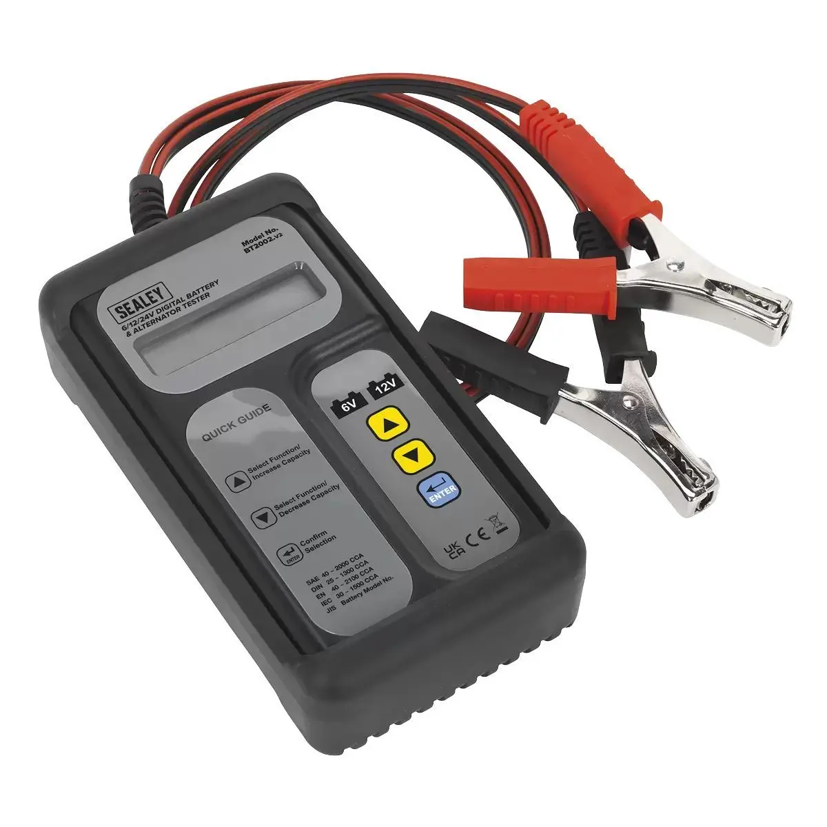 Sealey Bt2002 6/12V Digital Battery And Alternator Tester 1