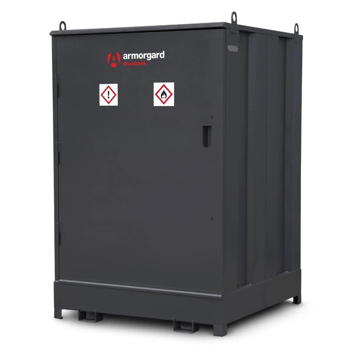 Armorgard Db2s Enclosed Drumbank 4 Drum Storage Solution 1410Mm X 1430Mm X 2205Mm For Safe Handling 1